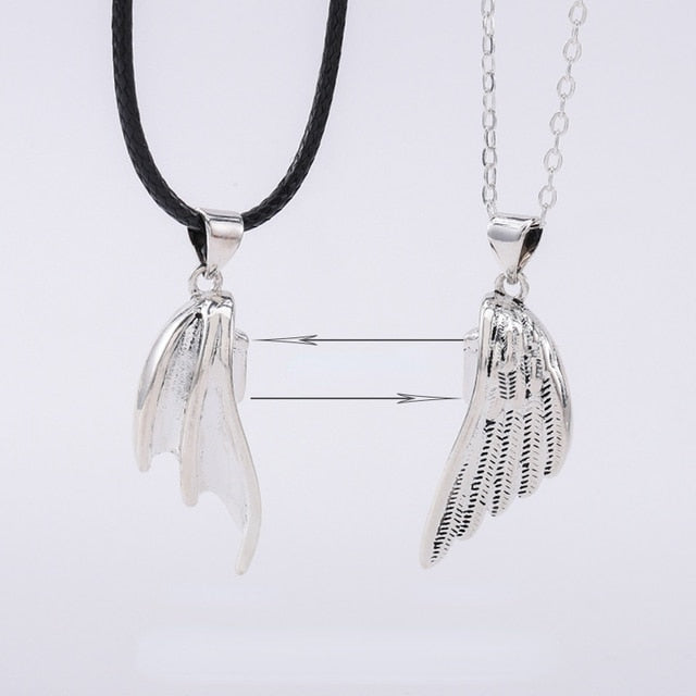 Angel & Devil Wings Necklace