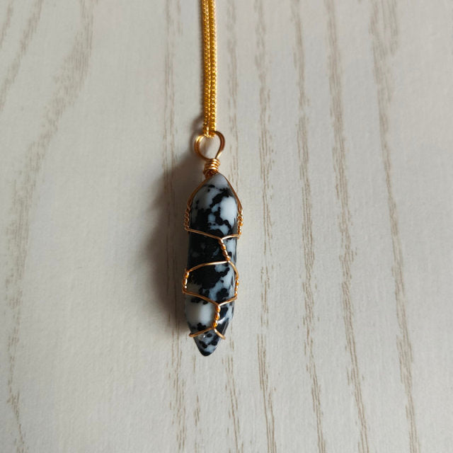Stone Pendant Necklace
