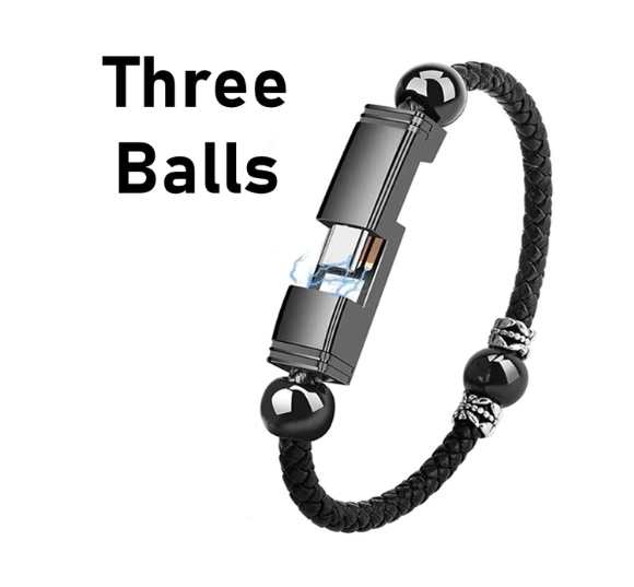 Leather Portable USB Bracelet Phone Charger