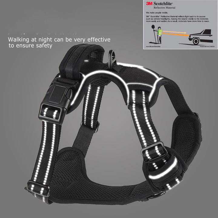 Pull-No-More™️ Dog Harness Breathable Reflective