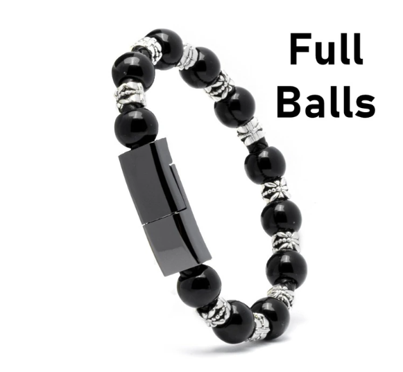 Leather Portable USB Bracelet Phone Charger