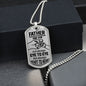 Father And Son -Dog Tag Necklace. Engravable