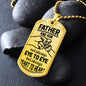 Father And Son -Dog Tag Necklace. Engravable