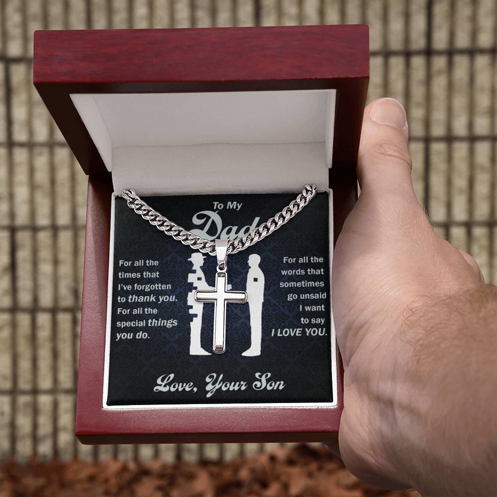 (Almost Sold Out) -To My Dad-Thank You Custom Necklace