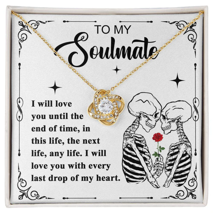 Soulmate-End Of Time Love Knot Necklace