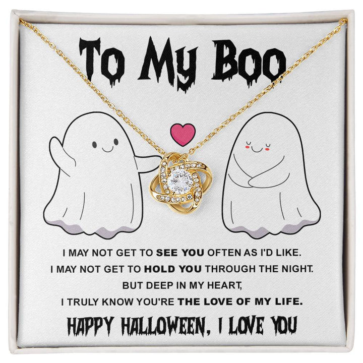 My Boo-Love Of Life  Love Knot Necklace