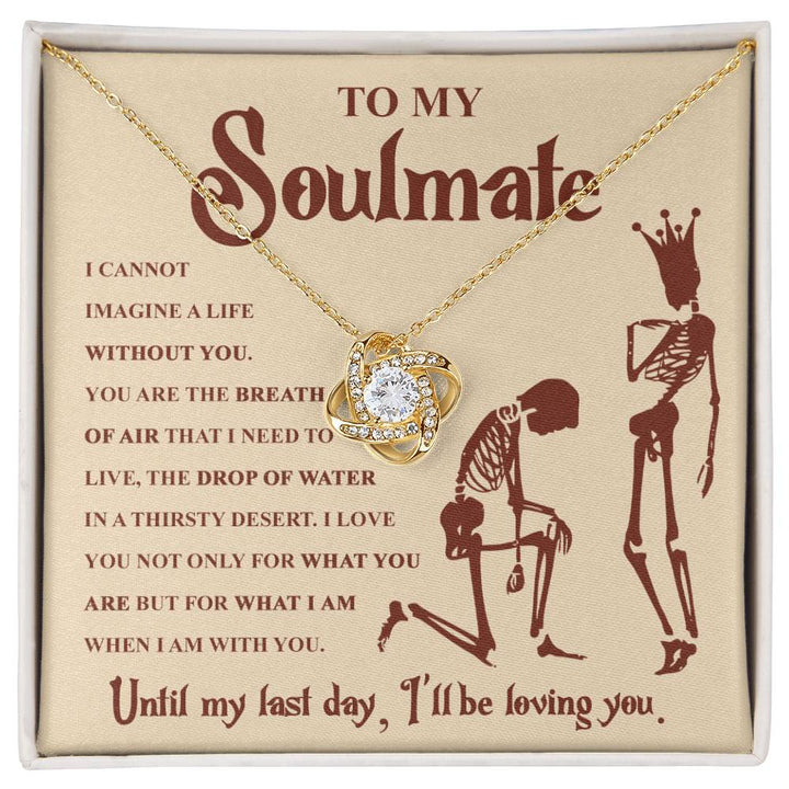 Soulmate-Breath Of Air Love Knot Necklace
