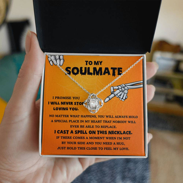 Soulmate-Never Stop Loving- Love Knot Necklace