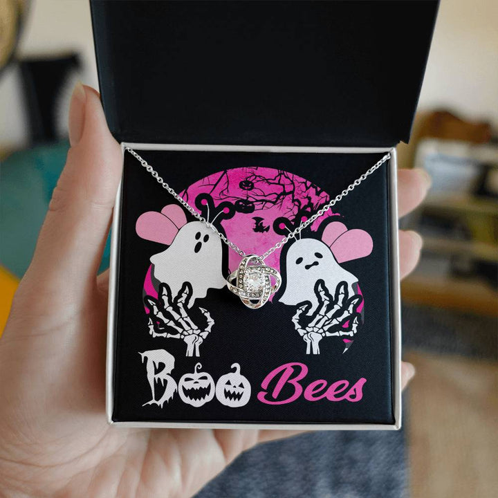 Boo Bees Love Knot Necklace