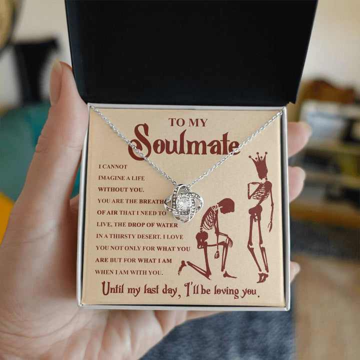 Soulmate-Breath Of Air Love Knot Necklace