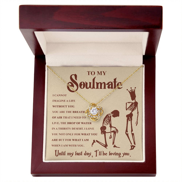 Soulmate-Breath Of Air Love Knot Necklace
