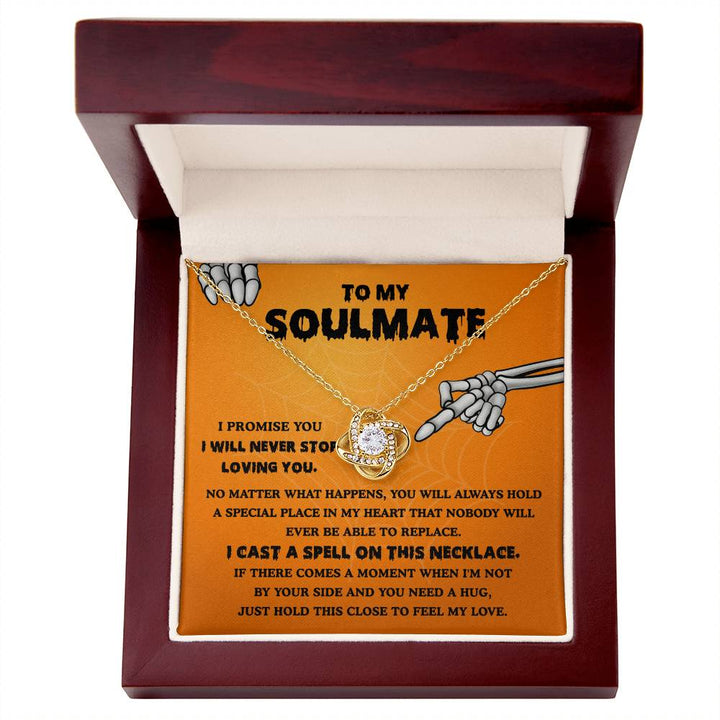 Soulmate-Never Stop Loving- Love Knot Necklace