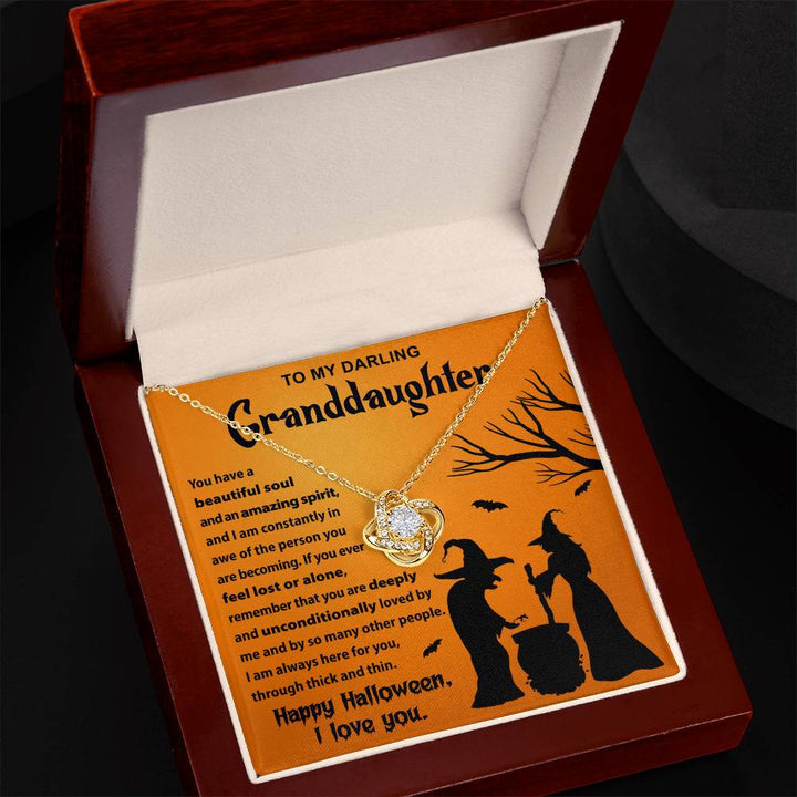 Granddaughter-Amazing Spirit Love Knot Necklace