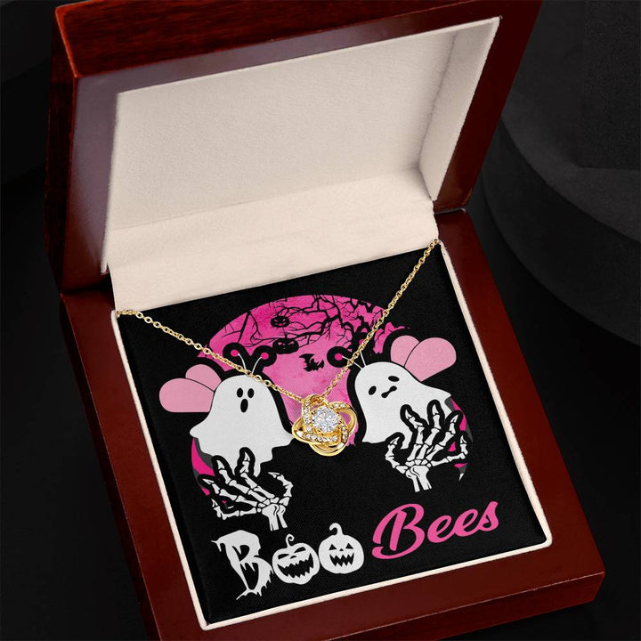 Boo Bees Love Knot Necklace