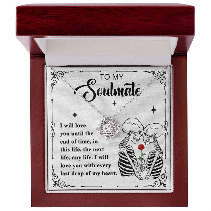 Soulmate-End Of Time Love Knot Necklace