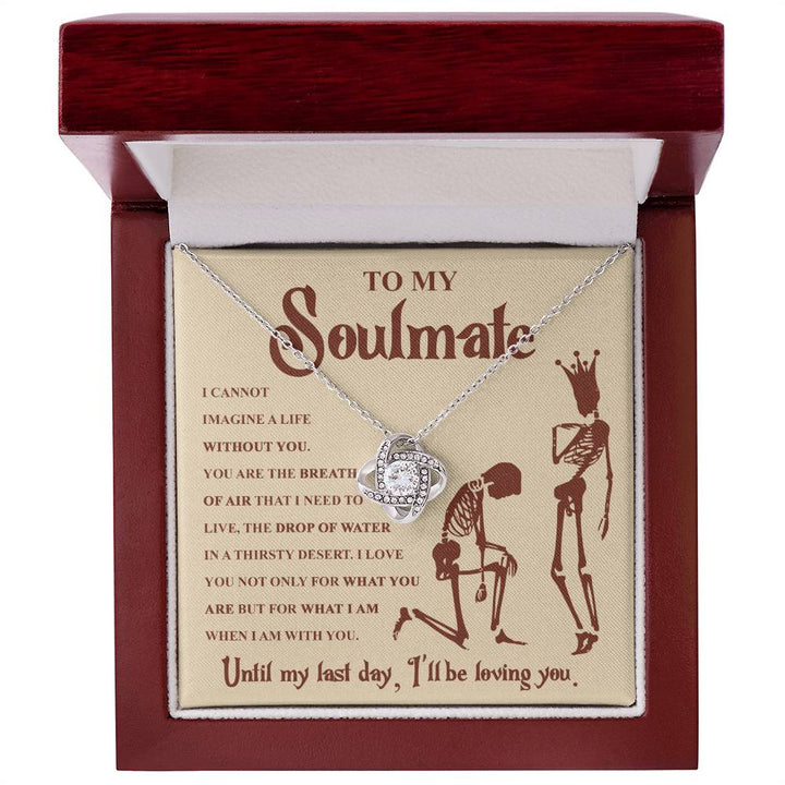 Soulmate-Breath Of Air Love Knot Necklace