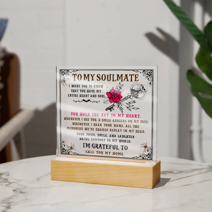 Soulmate-The Key-Acrylic Best Selling Acrylic Square