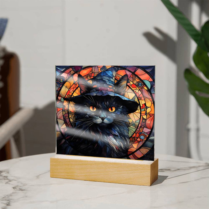 Halloween-Black Cat-Acrylic-Just In!