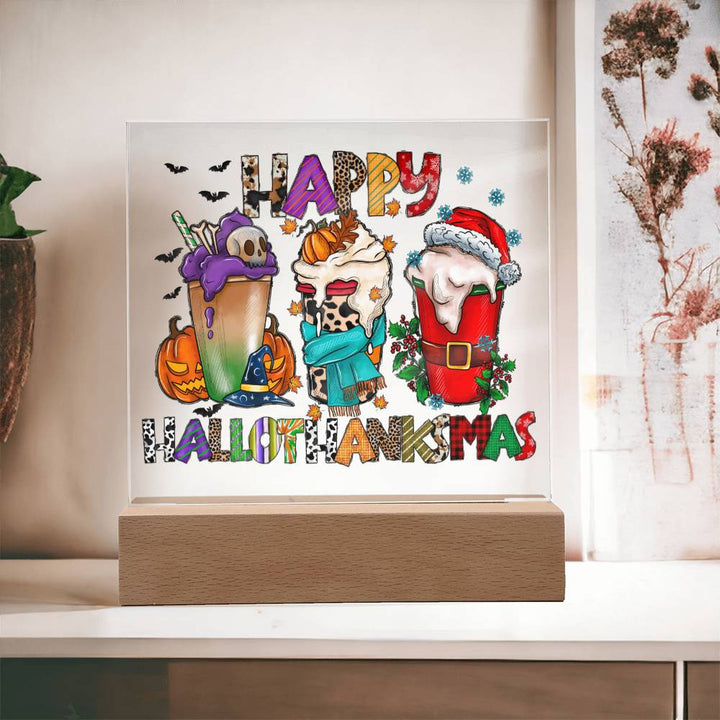 HappyHallothankmas-Acrylic Best Selling Acrylic Square