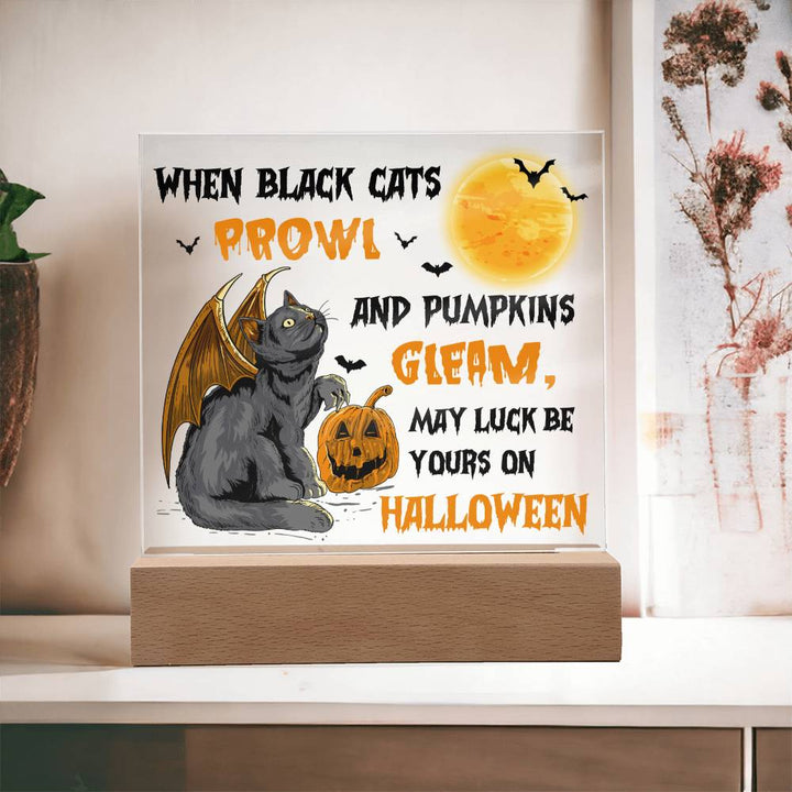 Halloween-Pumpkins Gleam-Acrylic Best Selling Acrylic Square