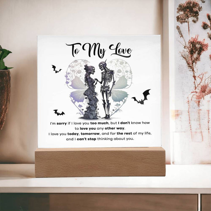 My Love-Love Too Much Best Selling Acrylic Square