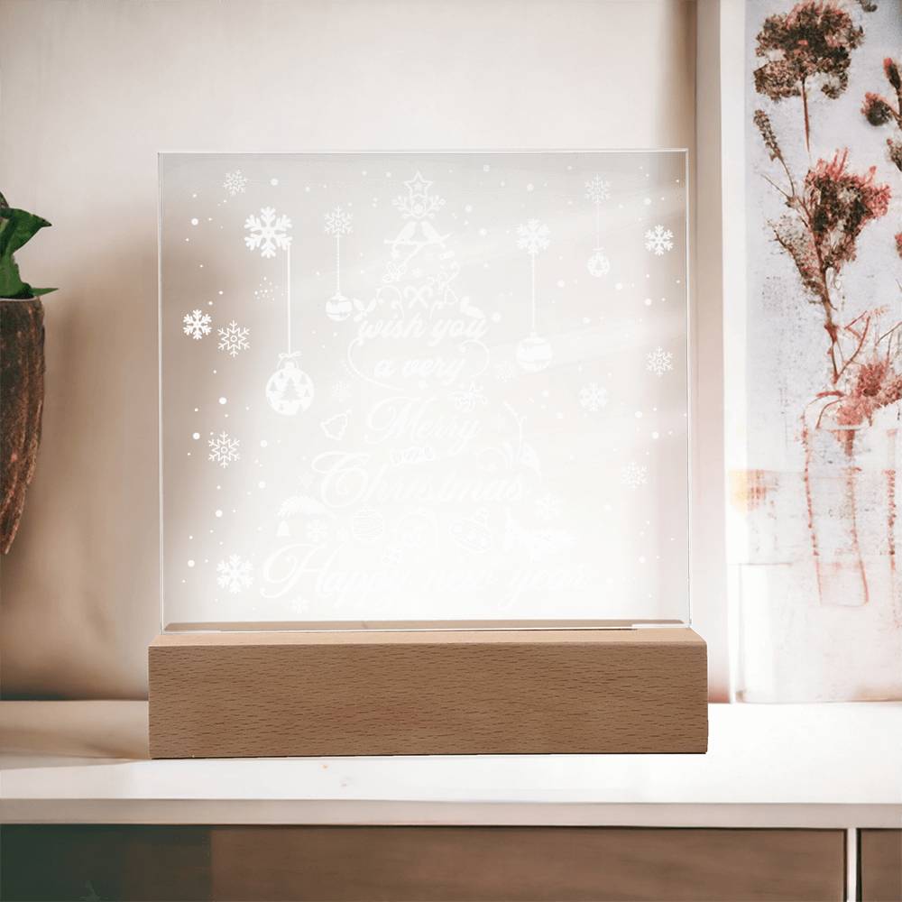 Christmas Tree-Acrylic  Plaque