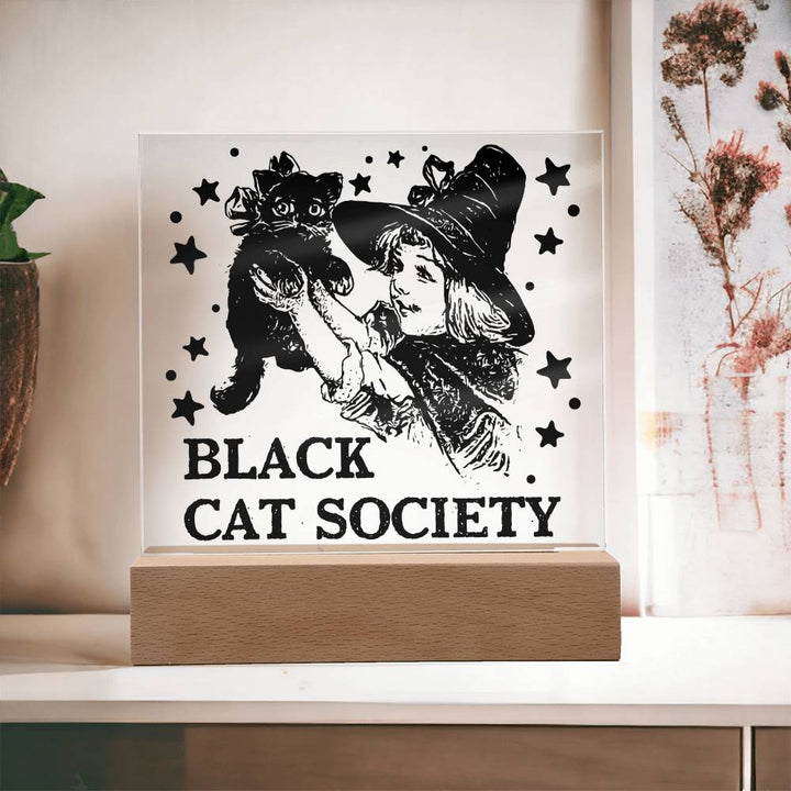 Black Cat Society-Acrylic Best Selling Acrylic Square