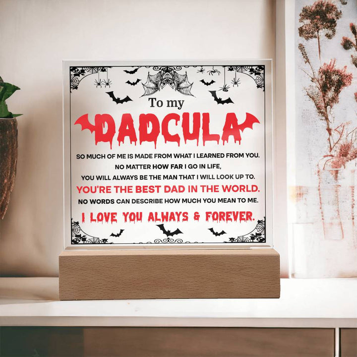 Dadcula-Best Dad-Acrylic Best Selling Acrylic Square