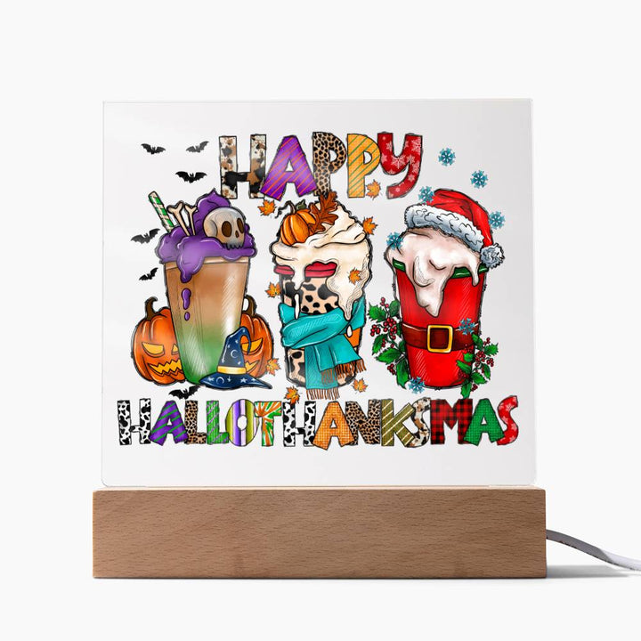 HappyHallothankmas-Acrylic Best Selling Acrylic Square