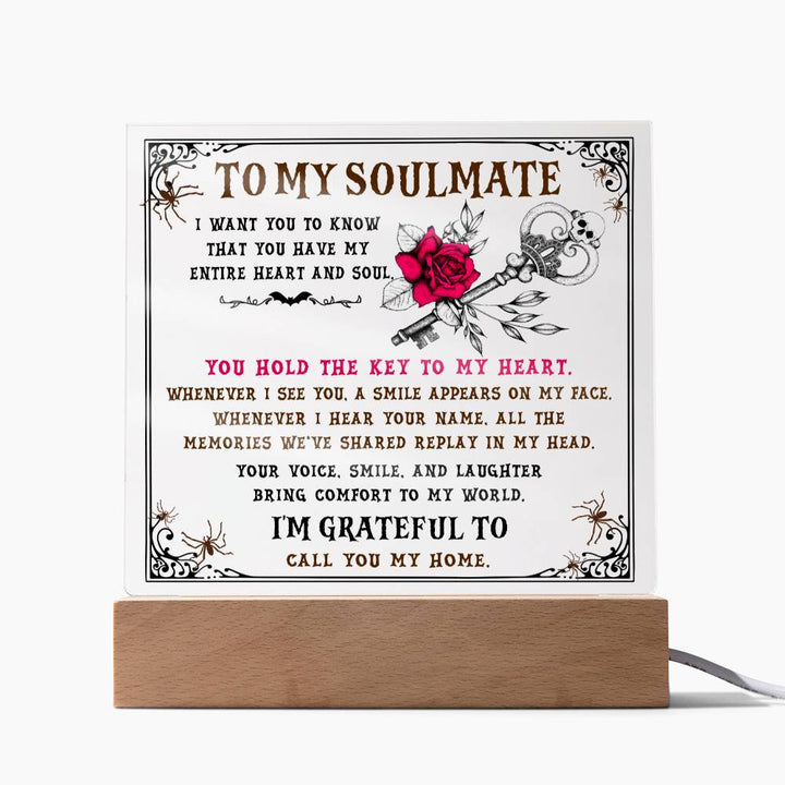 Soulmate-The Key-Acrylic Best Selling Acrylic Square