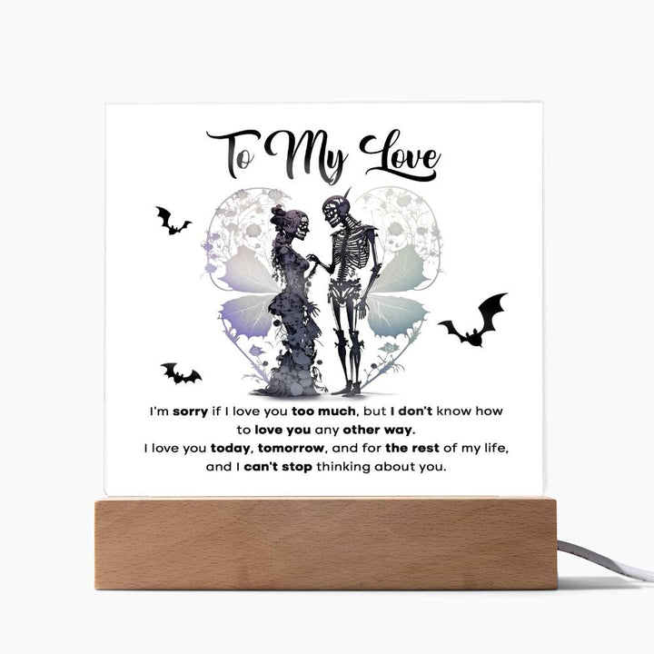 My Love-Love Too Much Best Selling Acrylic Square