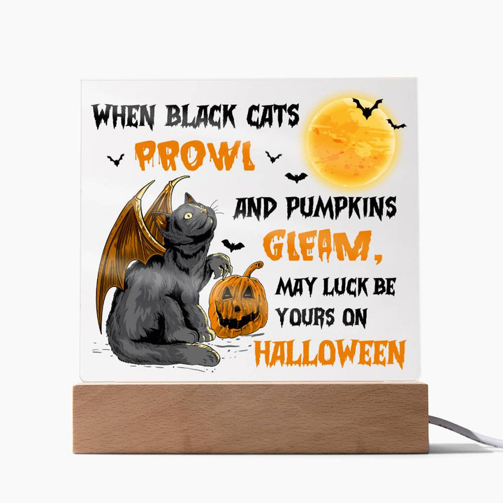 Halloween-Pumpkins Gleam-Acrylic Best Selling Acrylic Square