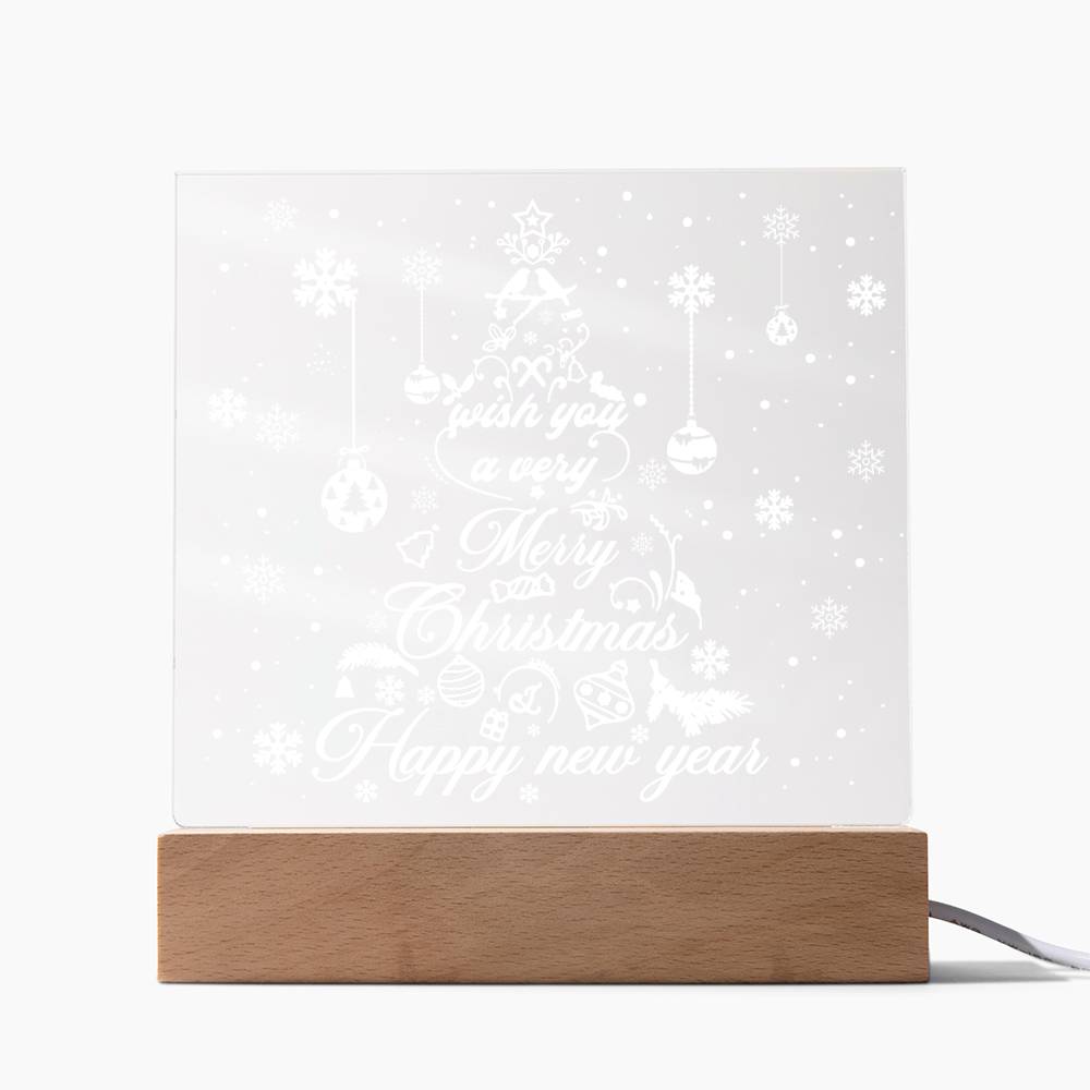 Christmas Tree-Acrylic  Plaque