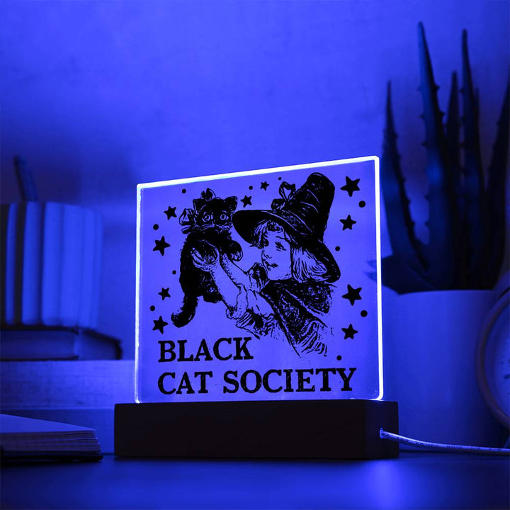 Black Cat Society-Acrylic Best Selling Acrylic Square