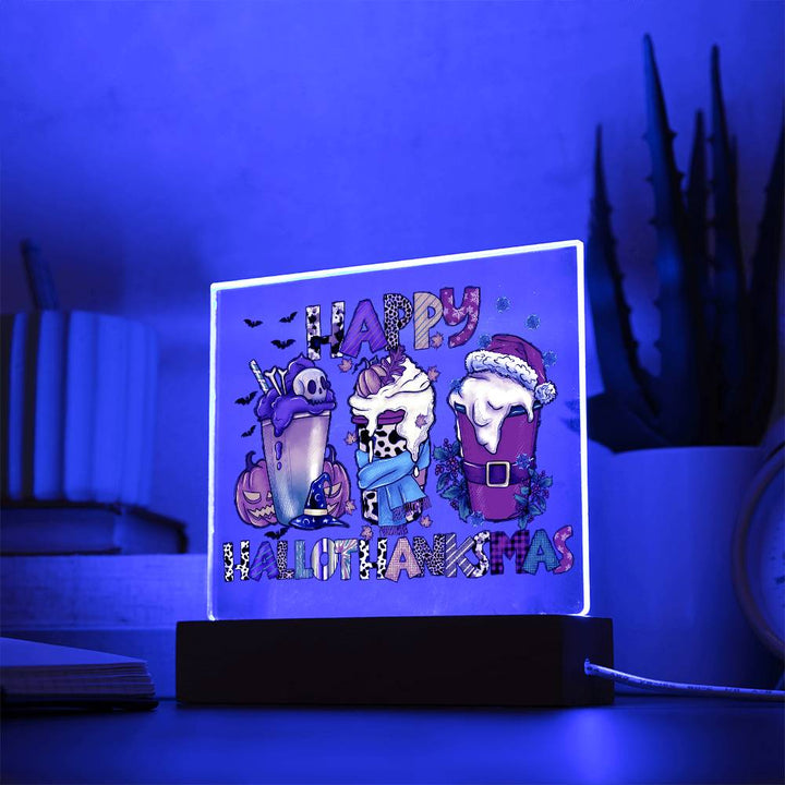HappyHallothankmas-Acrylic Best Selling Acrylic Square