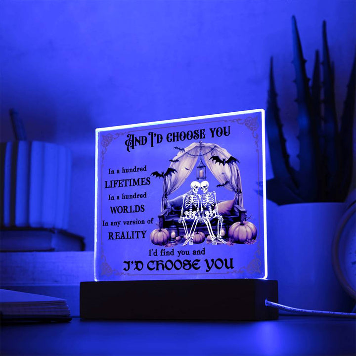 Halloween-I Choose You-Acrylic