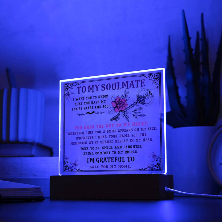 Soulmate-The Key-Acrylic Best Selling Acrylic Square