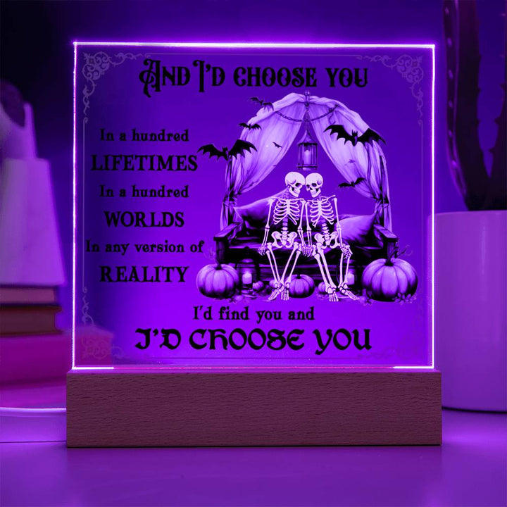 Halloween-I Choose You-Acrylic