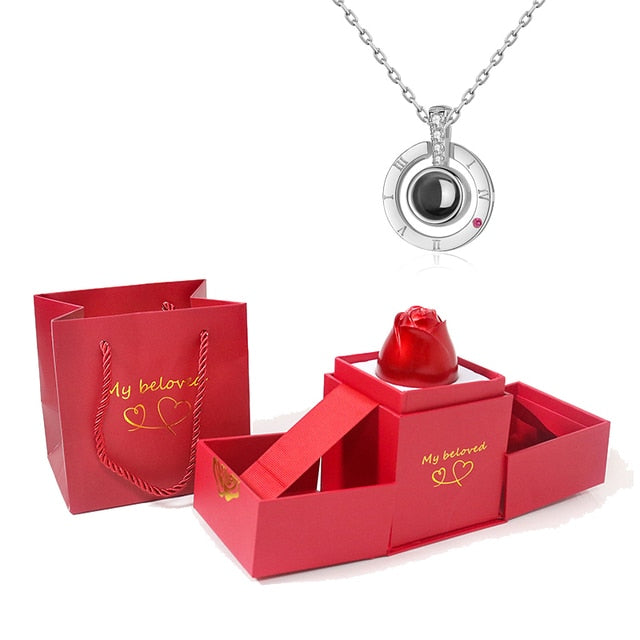 Love Projection Necklace With Gift Box