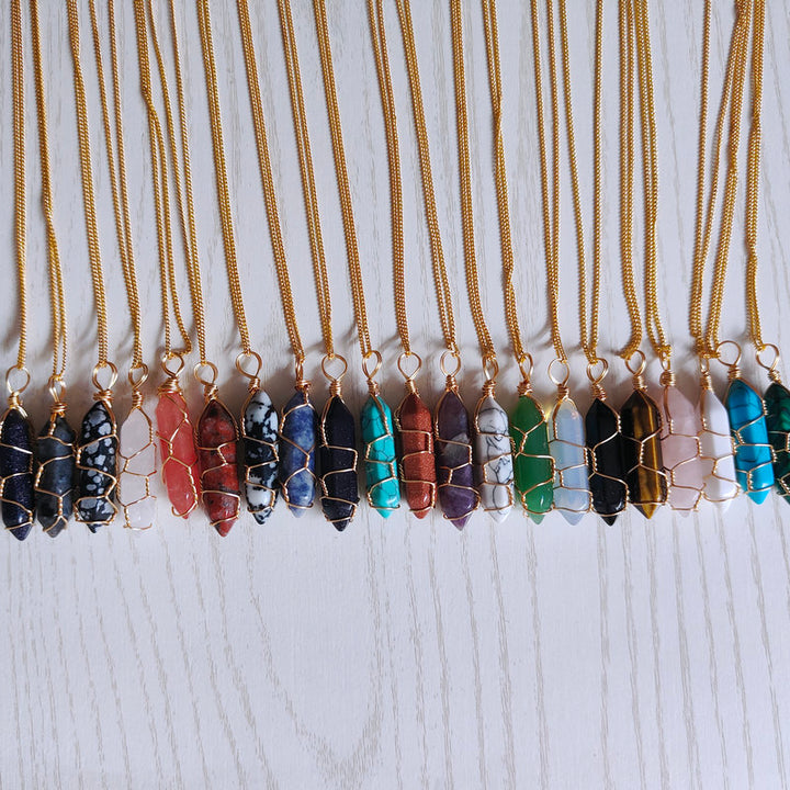 Stone Pendant Necklace