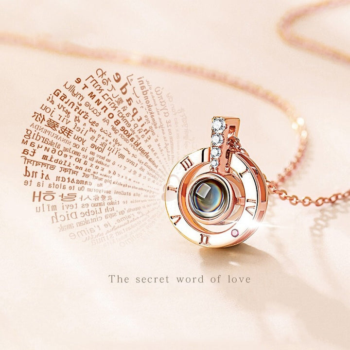 Love Projection Necklace With Gift Box