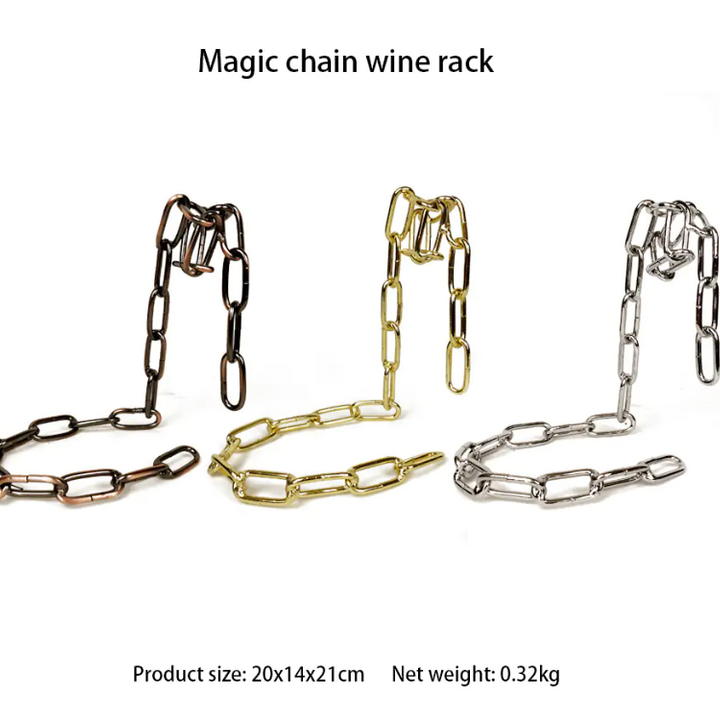Iron Chain Wine Holder