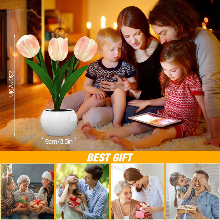 Blooming Radiance: LED Tulip-Table Lamp