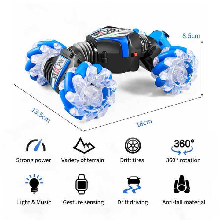 TurboFlex™ - The Ultimate Drift Master Remote Controlled Stunt Car