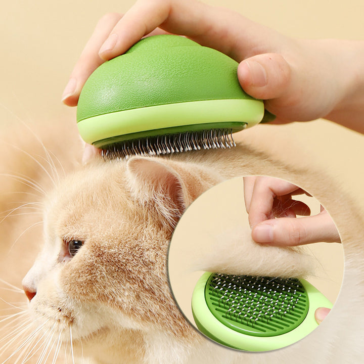 Easy Grooming™️ Avocado Self Cleaning Cat & Dog Brush