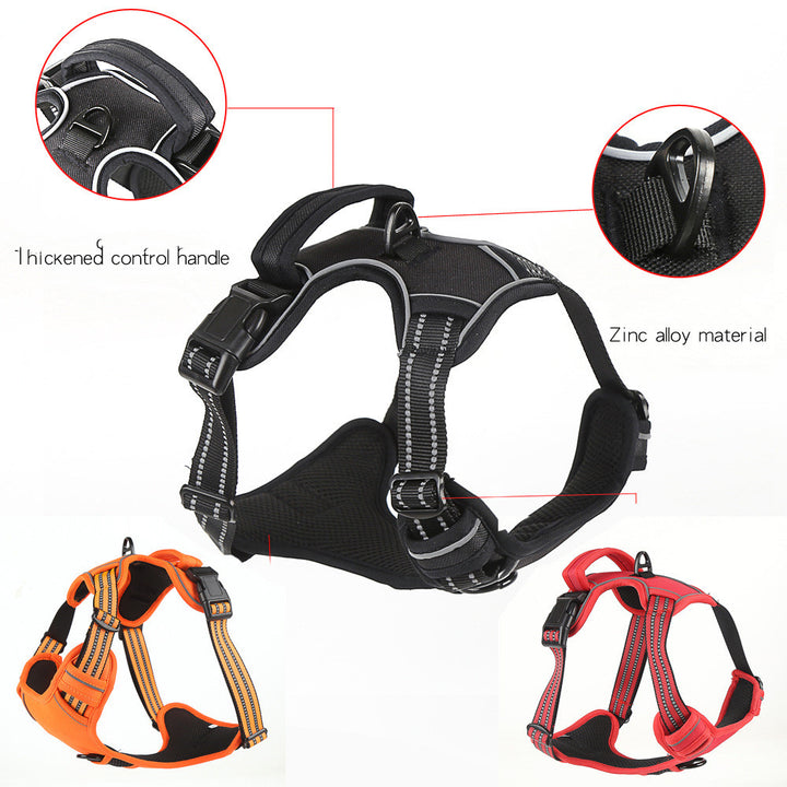 Pull-No-More™️ Dog Harness Breathable Reflective
