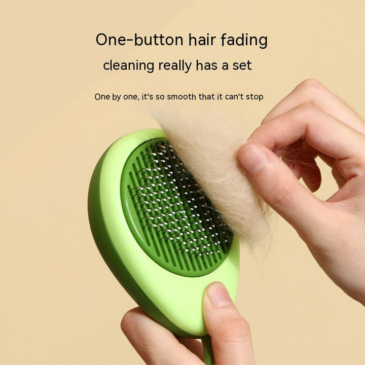 Easy Grooming™️ Avocado Self Cleaning Cat & Dog Brush