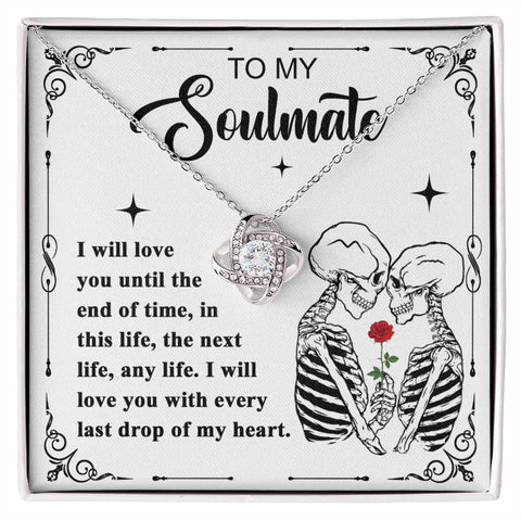 Soulmate-End Of Time Love Knot Necklace