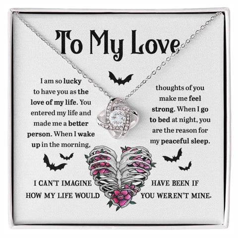 Soulmate-Better Person Love Knot Necklace