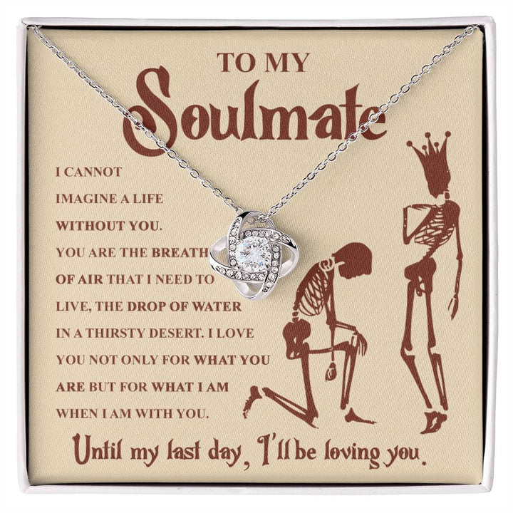 Soulmate-Breath Of Air Love Knot Necklace